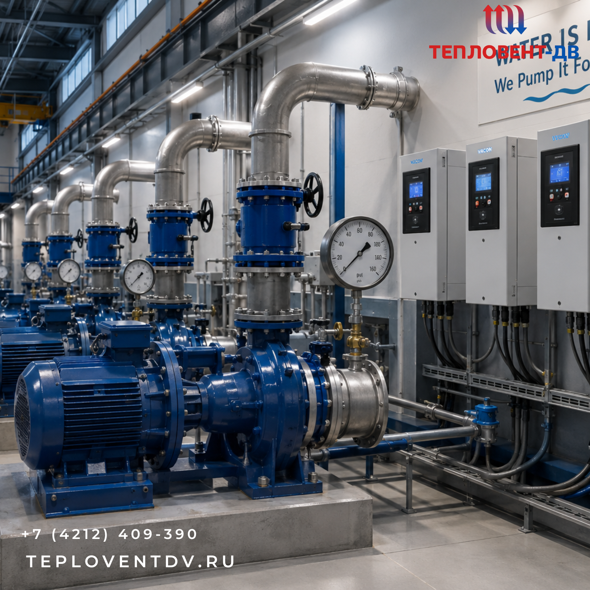 Частотные преобразователи INNOVERT PUMP IHD для водоснабжения
