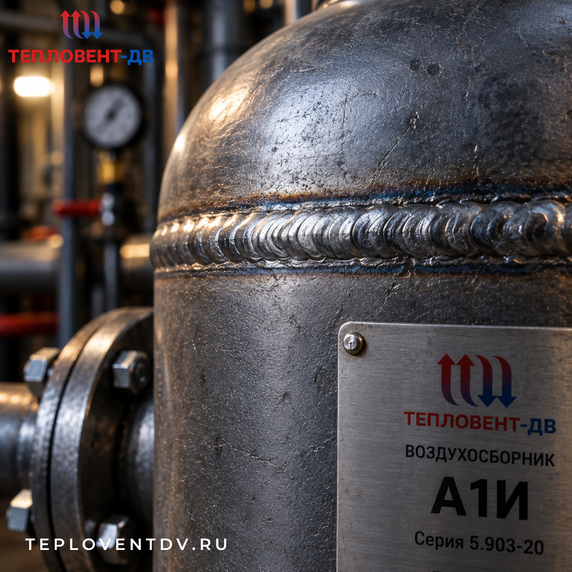 Промышленные воздухосборники А1И в Хабаровске от «Тепловент-ДВ» Промышленные воздухосборники А1И в Хабаровске от «Тепловент-ДВ»